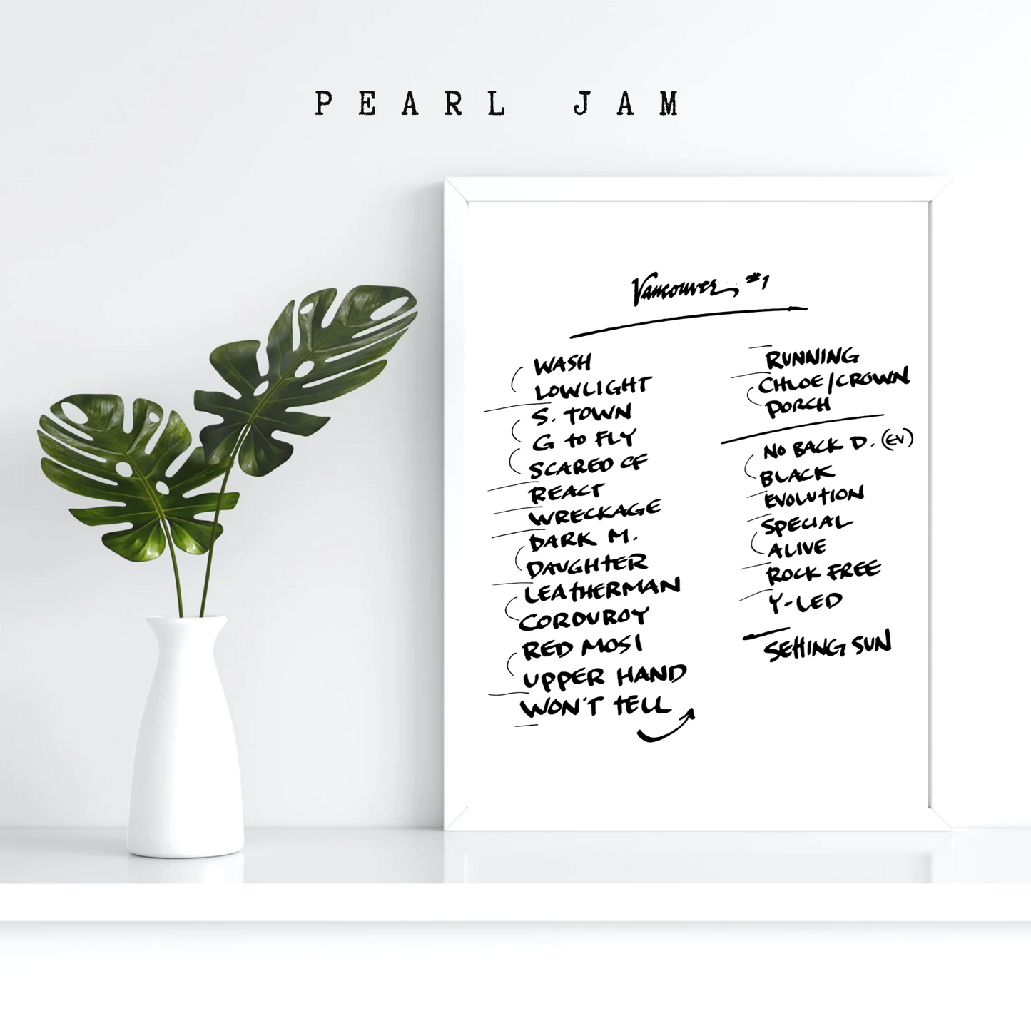 Pearl Jam | Vancouver | 5/4/24 | Night 1 | Concert | Setlist | Print | Custom | Personalized | Gift for Him | Gift for Her | Special Gift | Music Fan Gift
