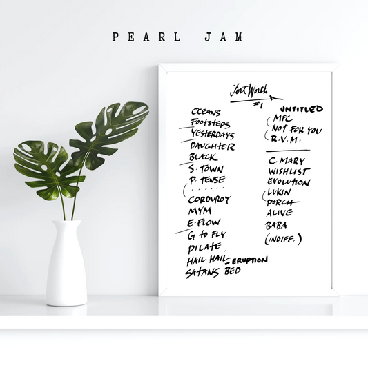 Pearl Jam | Fort Worth | 9/13/23 | Night 1 | Concert | Setlist | Print | Custom | Personalized | Gift for Him | Gift for Her | Special Gift | Music Fan Gift