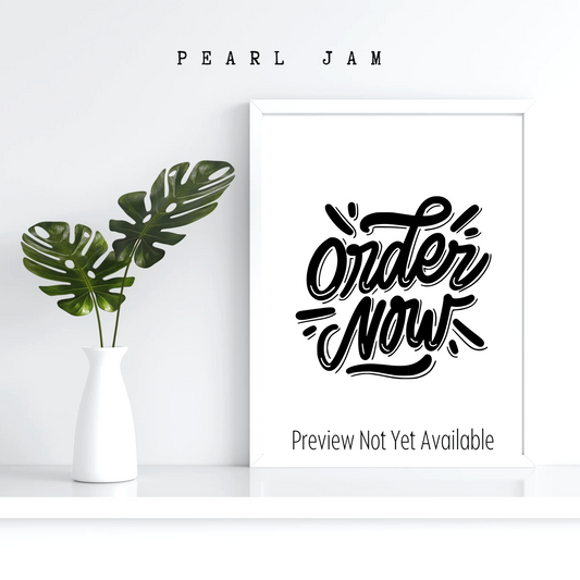 Pearl Jam | Hollywood | 4/26/25 | Night 2 | Concert | Setlist | Print | Custom | Personalized | Gift for Him | Gift for Her | Special Gift | Music Fan Gift
